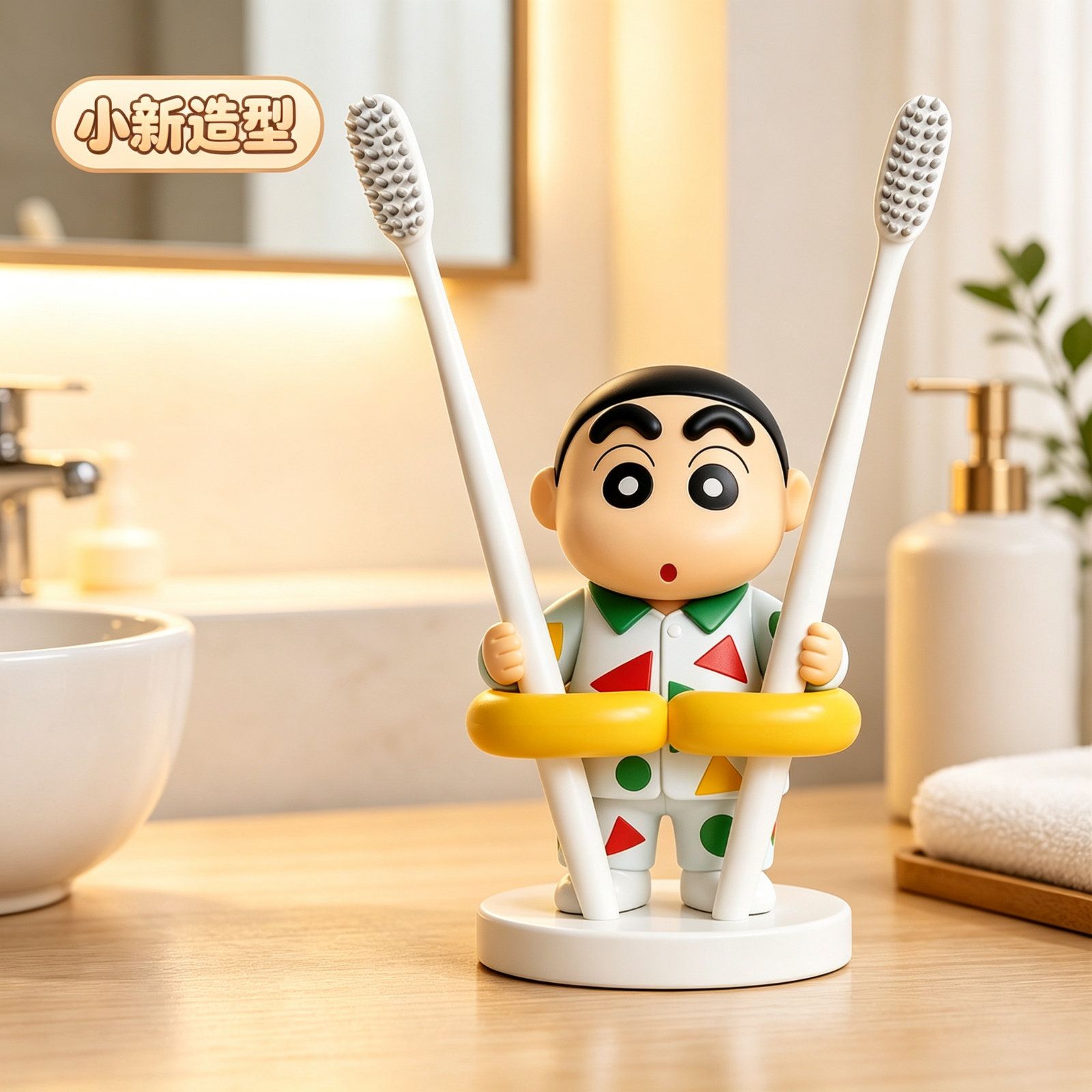 Crayon Shin-chan cartoon Tooth - Anime Cosplay Couple recension och pris
