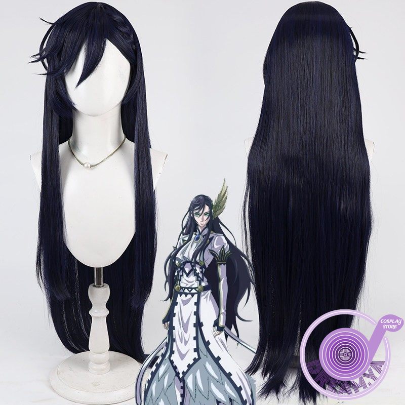 Brunhilde Cosplay Wig Record o - Anime Cosplay Blue Hair recension och pris