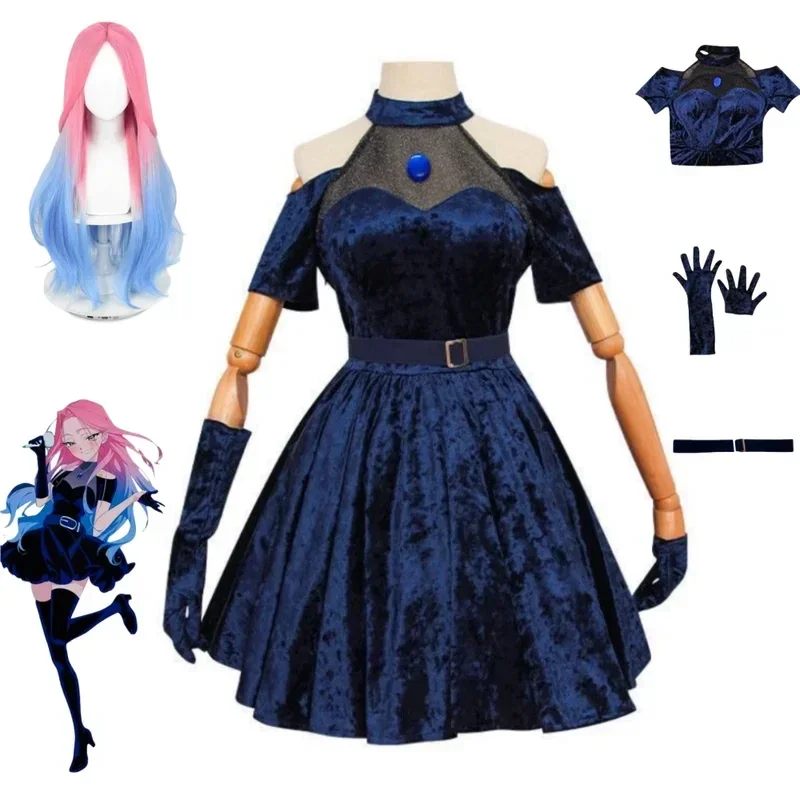 2026 Mizi Cosplay Costume Anim - Anime Cosplay Blue Hair recension och pris