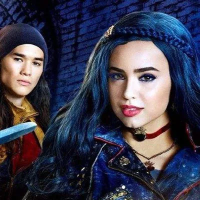 Anime Descendants 2 Evie Blue  - Anime Cosplay Blue Hair recension och pris