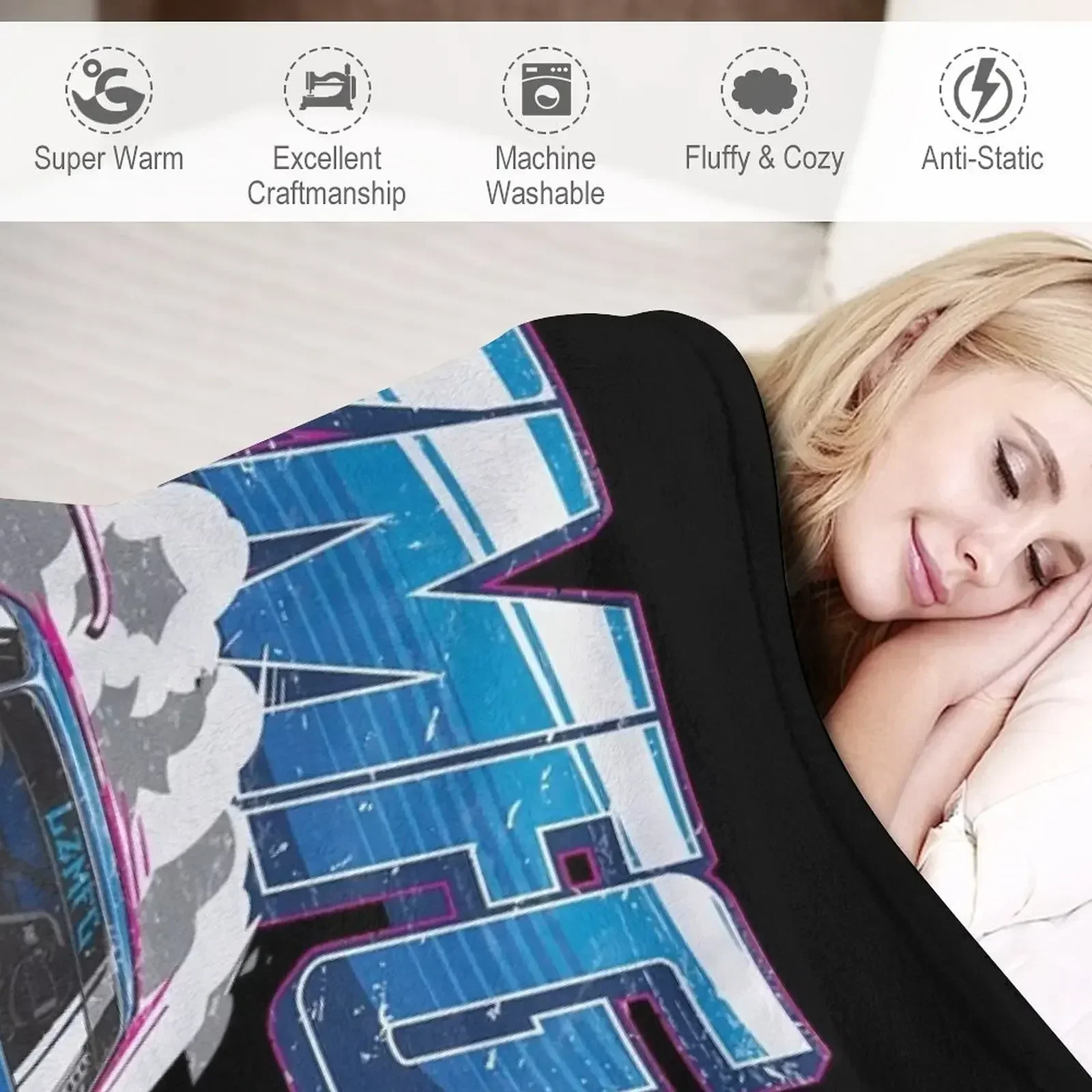 Adam Lz Merch E36 Throw Blanke - Anime Cosplay Idea recension och pris